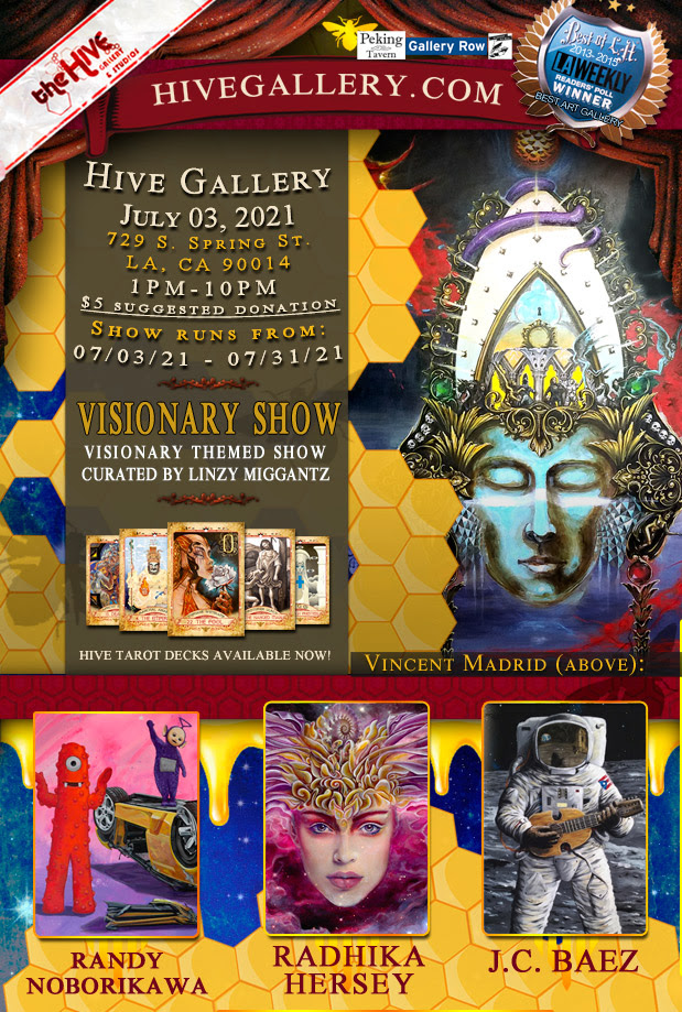 Hive Gallery Visionary Show flyer